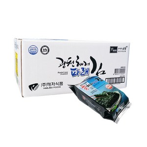 광천해저김 파래식탁김(15g) 30봉, 15g, 1박스