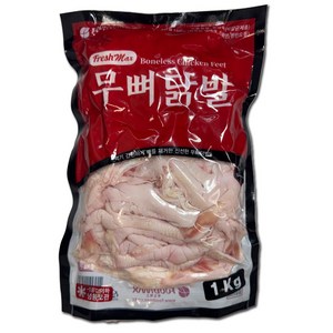 푸드맥스 닭발 원료 무뼈닭발, 1kg, 1개