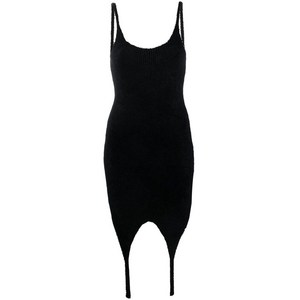 발망 발망 골지 스파게티 드레스, 블랙계열, France 38(KR 66)