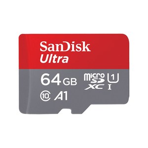 샌디스크코리아 공식인증정품 마이크로 SD 카드 SDHC ULTRA 울트라 QUAB 64GB