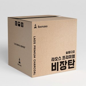 [캠핑용] 두번구운 라오스 비장탄 100% 캠핑숯, 3kg, 3kg, 1개