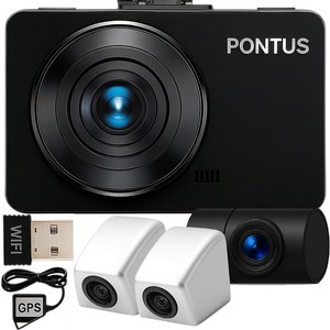 전국무료출장장착+3년 무상AS 현대폰터스 4채널 고화질 FULL HD 녹화 블랙박스 256G 좌우 방수카메라 외부장착 + 와이파이 + 외장 GPS (ADAS 지원)