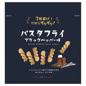 Maruka Food Expenses Rich Series 파스타 프라이 블랙 페퍼 맛, 30g, 1개