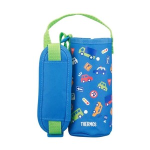 서모스 수통 진공 단열 스트로 병 400ml 블루 그린 보냉 전용 FHL-403F BLGR