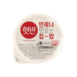 햇반 즉석 백미밥, 190g, 24개