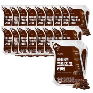 비락 유아용 올바른 크림초코 라떼 110ml, 18개, 초코맛