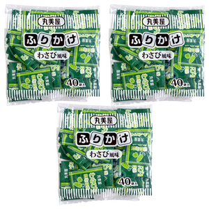 마루미야 와사비 풍미 후리가케 40개입, 100g, 3개