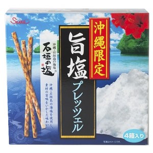 Saito 오키나와 맛소금 프레첼 4개입, 180g, 1개