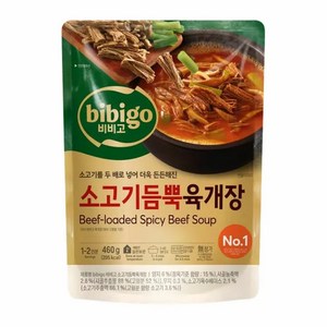 비비고 소고기듬뿍 육개장, 460g, 4개