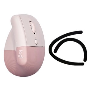 로지텍 LIFT 버티컬 무선 마우스 + 마우스피트 세트