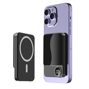 맥세이프 보조배터리 10000mAh 대용량 휴대용 초고속충전 무선충전