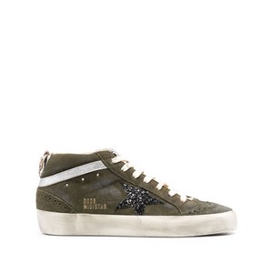 골든 구스 미드 스타 하이탑 스니커즈, Italy 36(KR 235), 그린계열