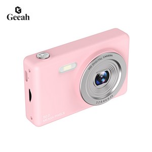 Geeah 빈티지디카 4K 고화질 2.4인치 여행용 미니카메라 64GB