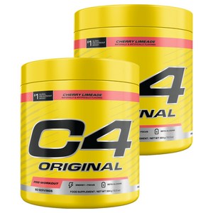 셀루코어 C4 오리지널 프리-워크아웃 체리 라임에이드, 384g, 2개
