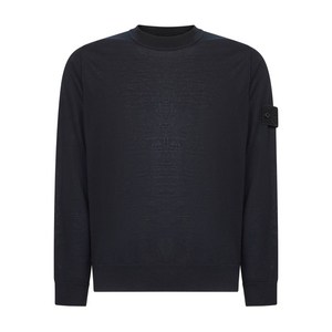 스톤 아일랜드 크루넥 울 스웨터, 블루계열, Standard XS(KR 85)