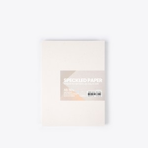 PaperPhant 두꺼운 화이트 티끌지(한지 느낌), 220g A5 50매