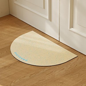 오셀픽 오브제 반원형 빨아쓰는 규조토 발매트