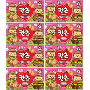롯데웰푸드 칸쵸 초코, 54g, 8개
