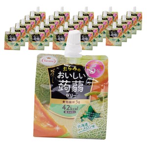 타라미 맛있는 곤약 젤리 홋카이도 멜론 맛, 30개