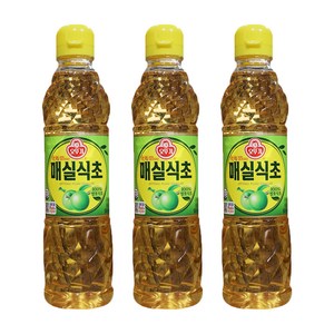 오뚜기 매실식초 500ML 3개