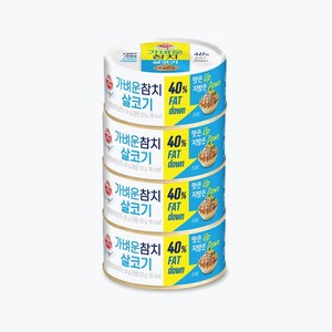 오뚜기 가벼운참치 살코기, 135g, 8개