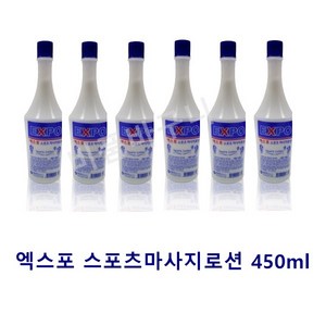 아세아비에이치씨 엑스포 스포츠 마사지로션 450ml 바디로션, 5개