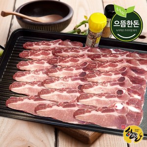 [으뜸한돈] 국내산 한돈 돼지 LA갈비 500g+500g (구이용) (총1kg)냉동, 2팩, 500g