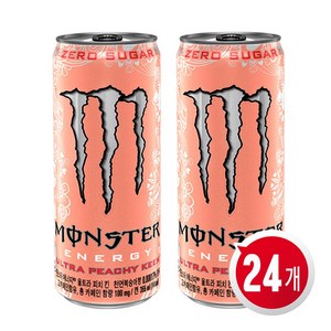 오늘쇼핑/몬스터 에너지 울트라 피치 킨 Monster Ultra Peachy Keen, 24개, 353ml