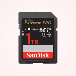 샌디스크 에스티원테크 공식인증 제품 SD메모리카드 SDHC Exteme Po 익스트림 프로 UHS-I SDXXD, 1TB, 1개