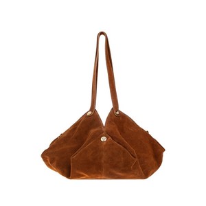 베르사체 프로테아 스웨이드 숄더 백