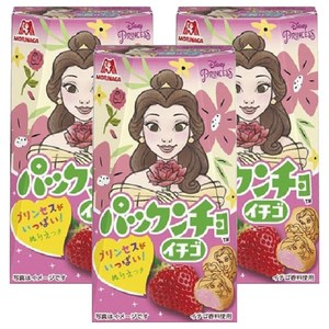 모리나가 파쿤쵸 초코 딸기 맛, 41g, 3개