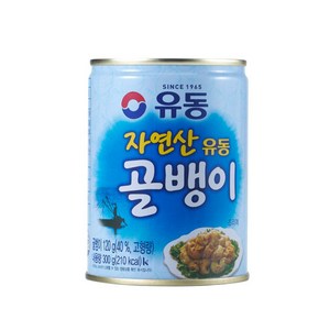 유동 자연산 골뱅이 통조림, 300g, 2개