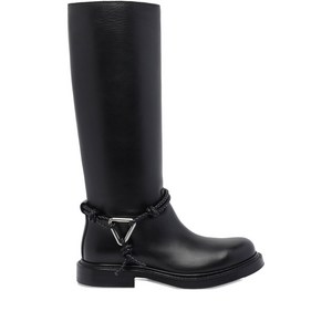 보테가 베네타 제임스 라운드 토 메탈 디테일 부츠, Europe 40(KR 270), 블랙계열