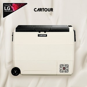 카투어 ET 크림 휴대용 캠핑 차량용 냉장고 이동식 냉동고 12V 24V 220V