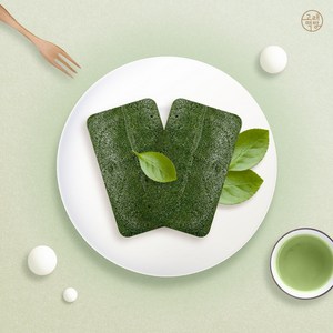 우리집 건강간식 우엉잎 인절미 개별포장 아침대용 건강떡 다이어트떡, 80g, 6개