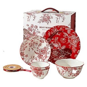 스타플러스 레트로 플로랄 10종 식기세트