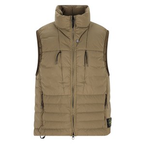 스톤 아일랜드 집업 패딩 베스트, 베이지계열, Standard XL(KR 105)