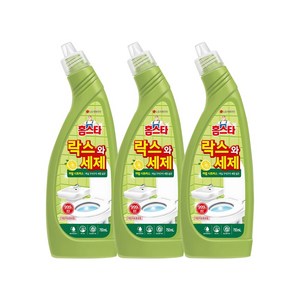홈스타 락스와세제 허벌시트러스, 750ml, 3개