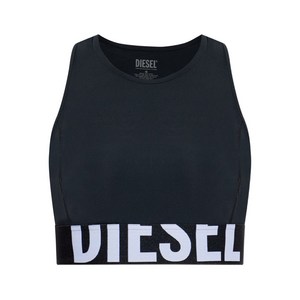 디젤 시빌라 D팝 로고 밴드 탑, 블랙계열, Standard XS(KR 44)