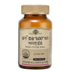 솔가 칼슘 600 위드 비타민 D3, 202g, 1개