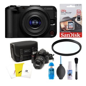 캐논 EOS R50 V 14-30 KIT 블랙 + 256GB + 카메라가방 + UV필터 + 악세사리패키지