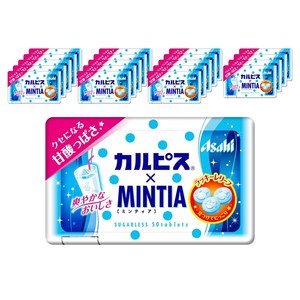 Asahi Mintia Carpis Mintia Candy 일본 아사히 민티아 칼피스 민티아 캔디 사탕 50개입 20팩, 20개