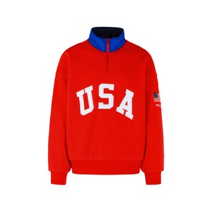 폴로랄프로렌 하프 집업 스웨터, 레드계열, Standard L(KR 105)