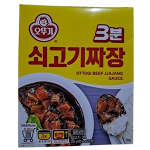 오뚜기3분 쇠고기 짜장, 200g, 24개