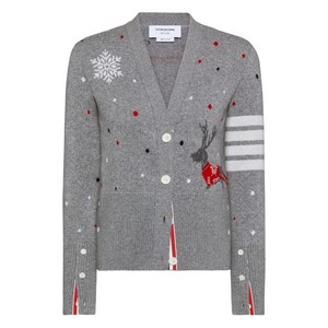 톰 브라운 헥터 레인디어 인타르시아 가디건, 그레이계열, Italy 42(KR 66)