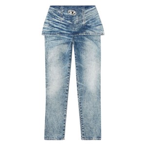 디젤 오버랩 디테일 진, 블루계열, Denim size 26(KR 66-67)