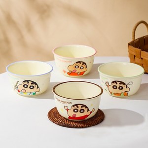 Keyiyijia 귀여운 캐릭터 밥공기 4개입