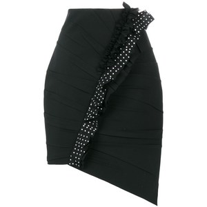 생로랑 언발란스드 미니 스커트