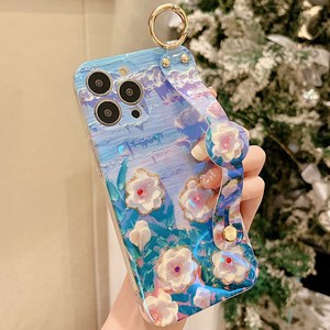 에르모사 갤럭시 S21 S21플러스 S21울트라 케이스 GALAXY PHONE CASE 벚꽃 핸드 스트랩 폰케이스