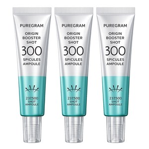 2+1 퓨어그램 오리진 니들샷 300 앰플 모공 피부결 개선, 30ml, 3개